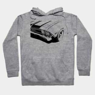 1968 Chevy Chevelle - stylized Hoodie